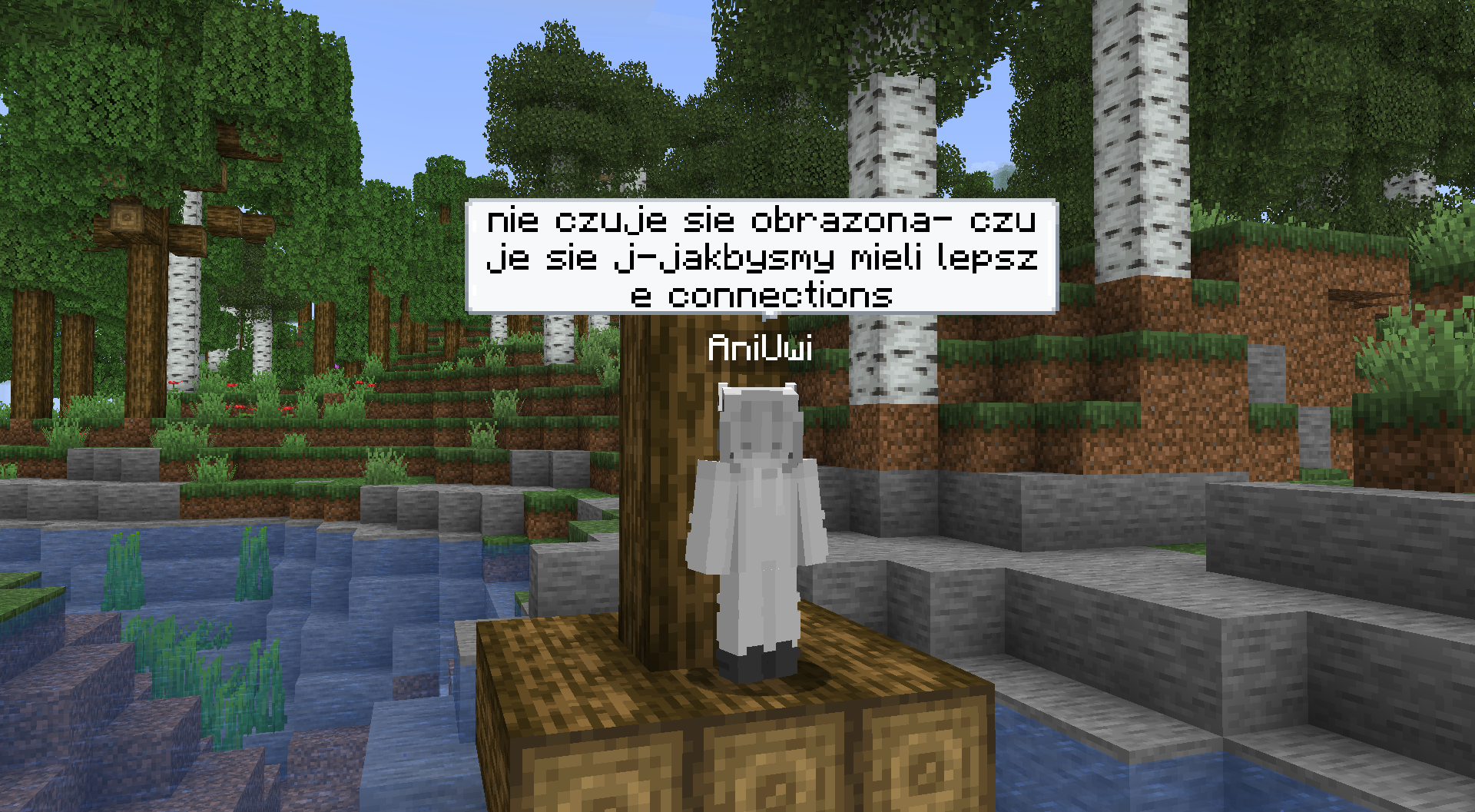 Someone trolling friends with an alt account